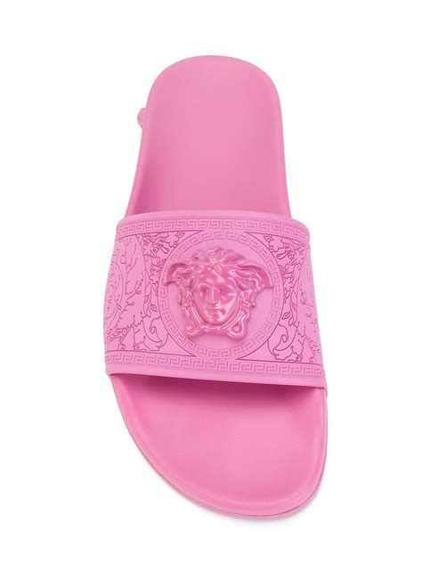 versace medusa palazzo slides rosa|versace palazzo slides.